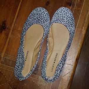 Lucky Brand Leopard Flats